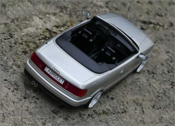 1:18 Audi 80 Typ89 Cabrio 2.3  -Silber - Bj.91 erste Version